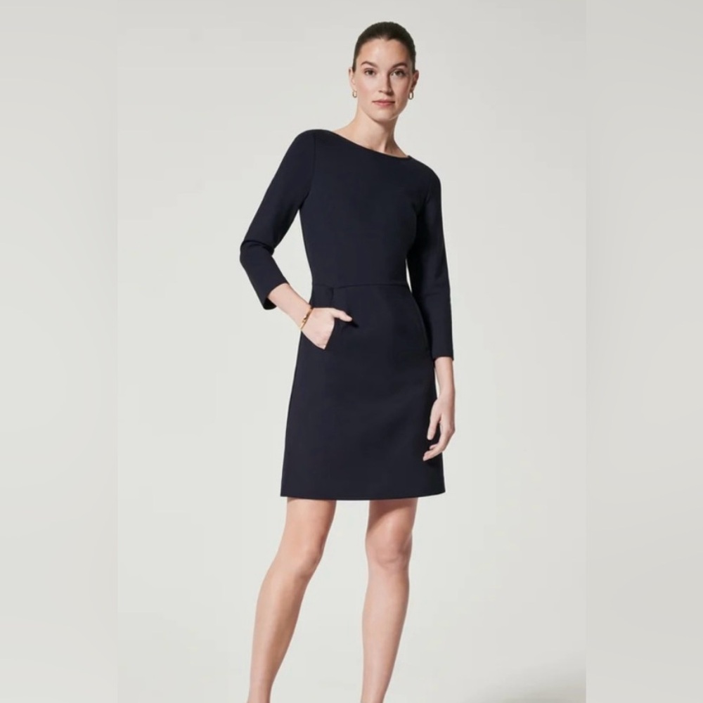 SPANX Classic Black Long Sleeve Dress